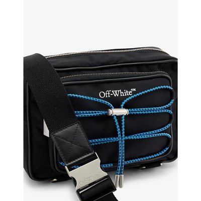 Shop Off-white C/o Virgil Abloh Black Courrier Bungee-cord Shell Camera Bag