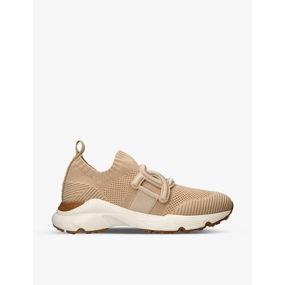 Tod's Kate Slip-on Sneakers In Fabric In Beige
