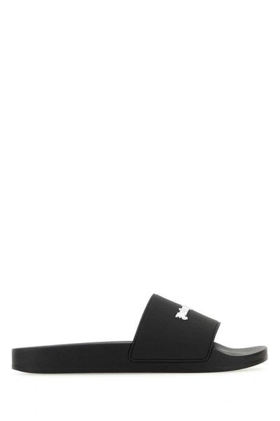Shop Palm Angels Slippers In Black