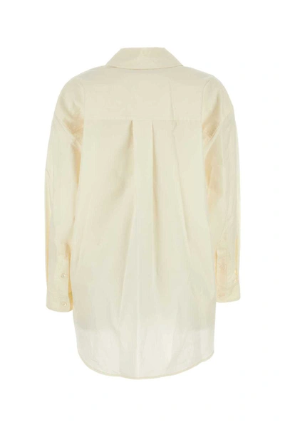 Shop Palm Angels Shirts In Butterbla