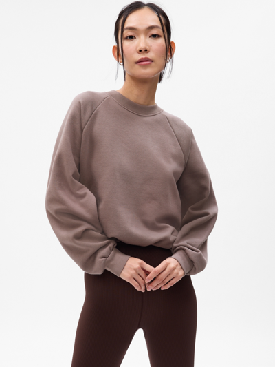 Shop Gap Vintage Soft Raglan Sweatshirt In Wassel Brown