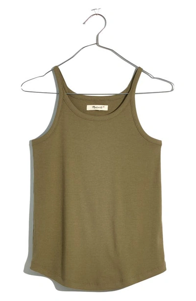 Shop Madewell Brightside '90s Tank In Distant Surplus