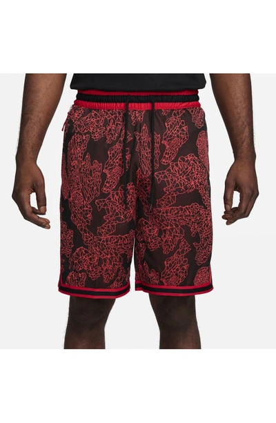 Shop Nike Dna Dri-fit Basketball Shorts In University Red/ Black