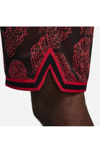 Shop Nike Dna Dri-fit Basketball Shorts In University Red/ Black