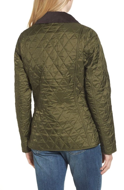 Shop Barbour Annandale Quilted Jacket In Olive
