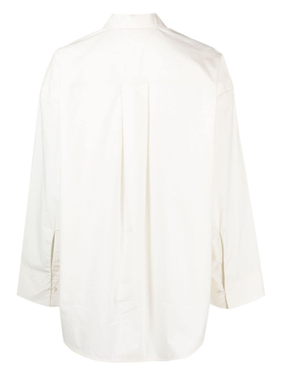 Shop By Malene Birger Derris Organic Cotton Shirt In Neutrals