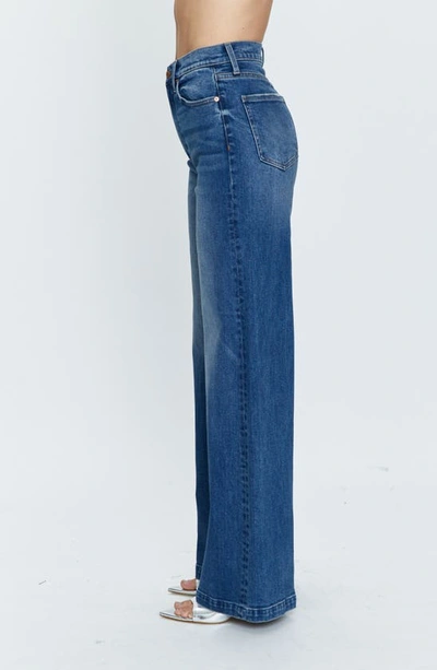 Shop Pistola Lana High Waist Wide Leg Jeans In Cider