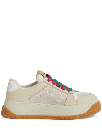 Gucci hot sale canvas trainers