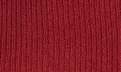 Shop Michael Kors Hutton Cashmere Rib Sweater In Merlot