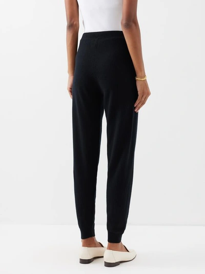 ALLUDE WOOL-BLEND KNITTED TRACK PANTS 