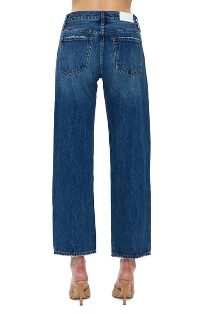 Pistola Lexi Mid Rise Bowed Straight Leg Jeans In Artisan In Artisan