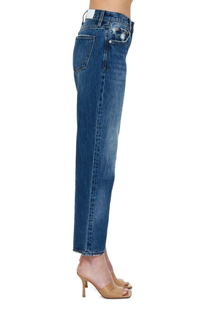 Pistola Lexi Mid Rise Bowed Straight Leg Jeans In Artisan In Artisan