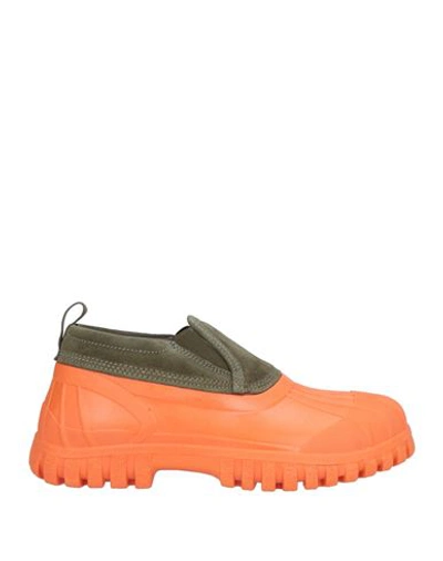 Shop Diemme Man Sneakers Orange Size 8 Soft Leather