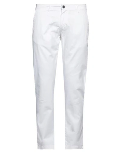 Shop Moro Man Pants White Size 38 Cotton, Elastane