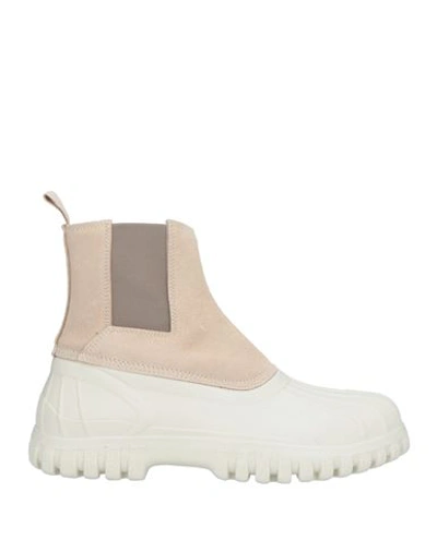 Shop Diemme Man Ankle Boots Beige Size 7 Soft Leather