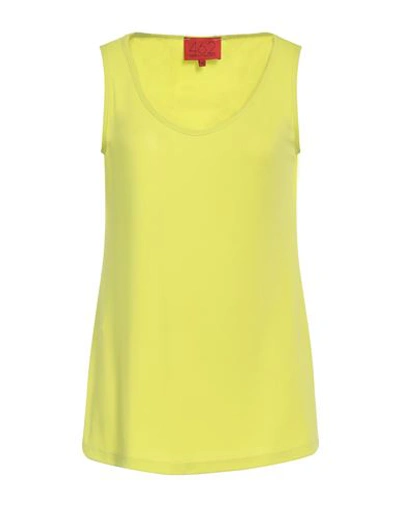 Shop Mirella Matteini Woman Top Yellow Size 12 Viscose, Polyester, Elastane
