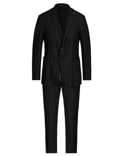 Shop Angelo Nardelli Man Suit Steel Grey Size 40 Virgin Wool, Polyester, Elastane