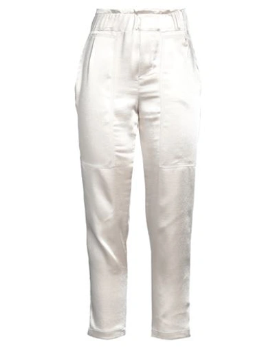 Shop Alice Miller Woman Pants Ivory Size 2 Polyester, Elastane In White