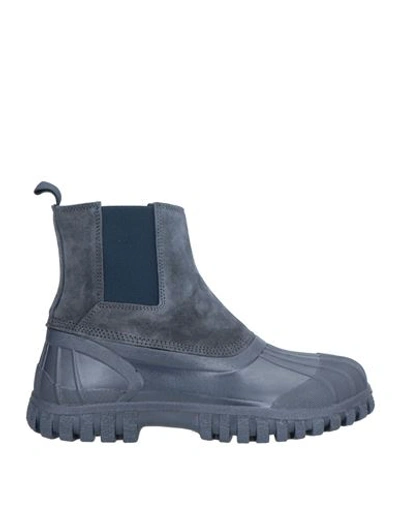 Shop Diemme Man Ankle Boots Midnight Blue Size 10 Soft Leather