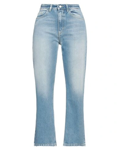 Icon Denim Woman Jeans Blue Size 27 Cotton In Blue