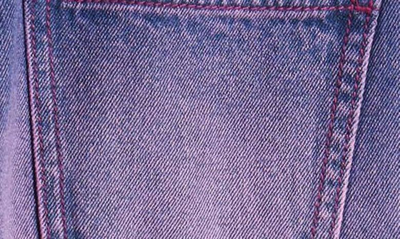 Shop Habitual Kids' Wide Leg Nonstretch Cotton Denim Jeans In Purple