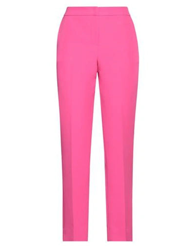 Shop Rebel Queen Woman Pants Fuchsia Size L Polyester, Elastane In Pink