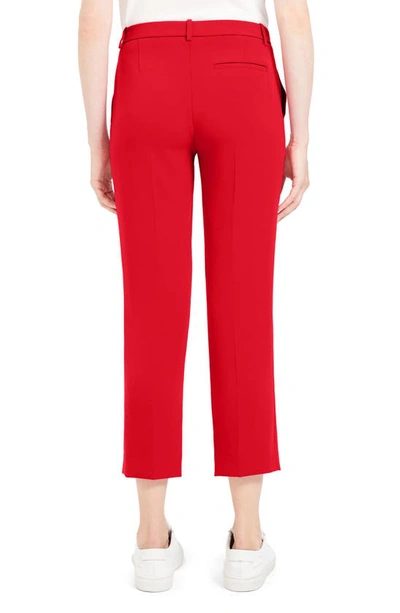 Theory Treeca Pull-on Pant In Admiral Crepe In Geranium