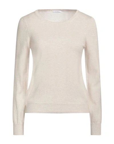 MALO MALO WOMAN SWEATER IVORY SIZE 10 CASHMERE 
