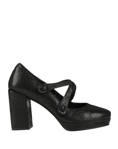 Shop Daniele Ancarani Woman Pumps Black Size 7 Soft Leather