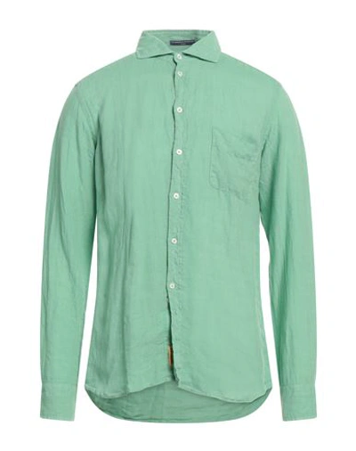 Shop B.d.baggies B. D.baggies Man Shirt Green Size L Linen