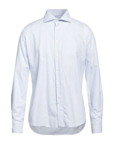 Shop Rossi Man Shirt Sky Blue Size 17 Cotton