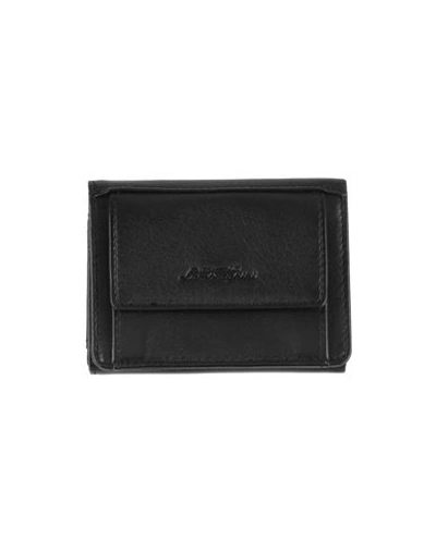Automobili Lamborghini Man Document Holder Black Size - Calfskin In Black