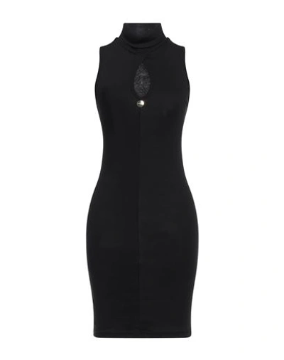 Shop Mangano Woman Mini Dress Black Size 6 Cotton