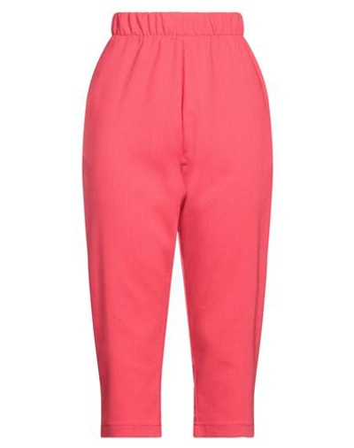 Alessio Bardelle Woman Pants Fuchsia Size M Polyester, Viscose, Elastane In Pink
