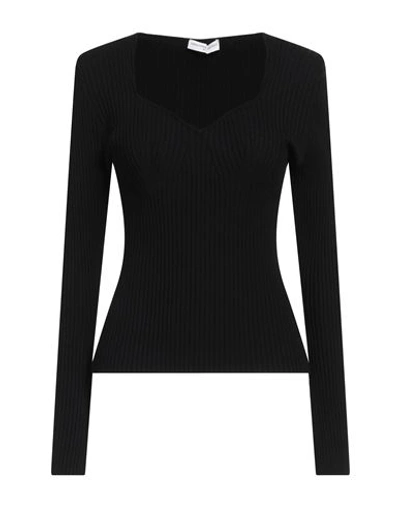 Shop Maria Vittoria Paolillo Mvp Woman Sweater Black Size 8 Viscose, Polyester