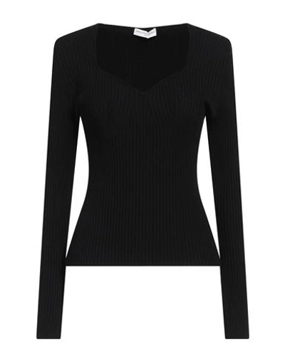 Maria Vittoria Paolillo Mvp Woman Sweater Black Size 8 Viscose, Polyester In Black