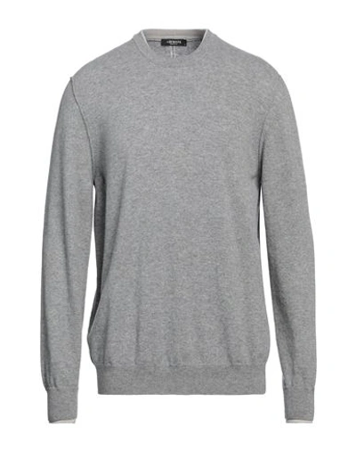 Shop +39 Masq Man Sweater Grey Size 44 Merino Wool