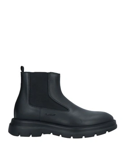 Shop Antony Morato Man Ankle Boots Black Size 6 Textile Fibers