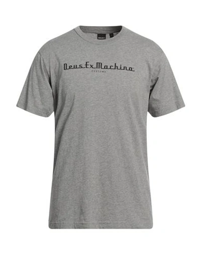 Shop Deus Ex Machina Man T-shirt Grey Size Xl Organic Cotton