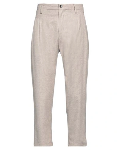 Shop Yan Simmon Man Pants Light Grey Size 34 Virgin Wool, Polyamide, Cashmere