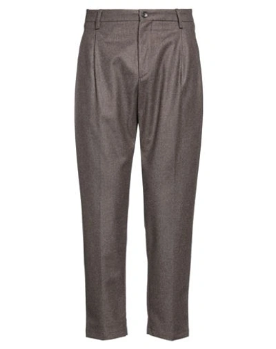 Shop Yan Simmon Man Pants Khaki Size 34 Virgin Wool, Polyamide, Cashmere In Beige