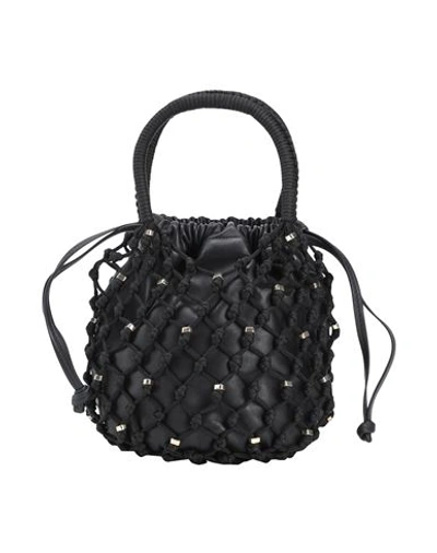 Shop Other Stories &  Woman Handbag Black Size - Soft Leather, Polypropylene, Cotton
