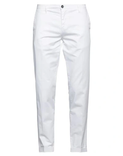Shop Moro Man Pants White Size 38 Cotton, Elastane