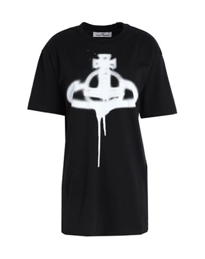 Shop Vivienne Westwood T-shirt Black Size L Cotton