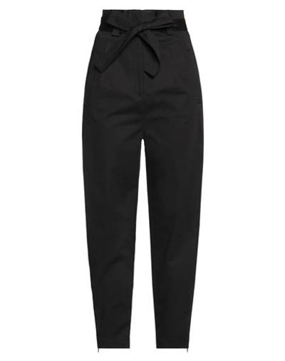 Alberta Ferretti Woman Pants Black Size 4 Cotton, Elastane In Black