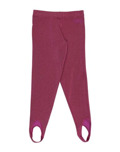 Shop Circus Hotel Woman Leggings Fuchsia Size 10 Viscose, Polyamide, Polyester In Pink