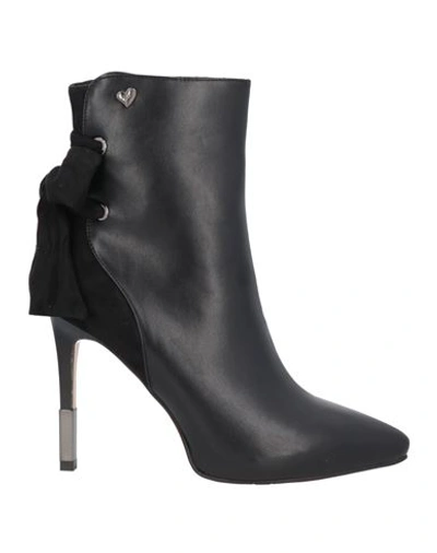 Shop Tua By Braccialini Woman Ankle Boots Black Size 9 Textile Fibers