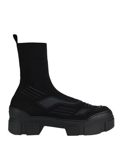 Shop Vic Matie Vic Matiē Woman Ankle Boots Black Size 8 Textile Fibers