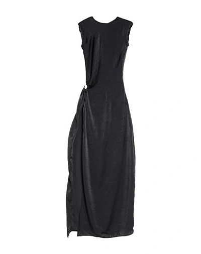 Shop Faith Connexion Woman Maxi Dress Black Size 12 Viscose, Polyester