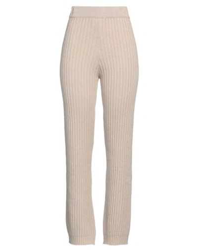 Shop Rebel Queen Woman Pants Beige Size Xs/s Polyamide, Viscose, Wool, Cashmere